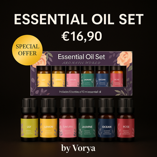 Essential Oil Set – 6 Bottles (10ml)
